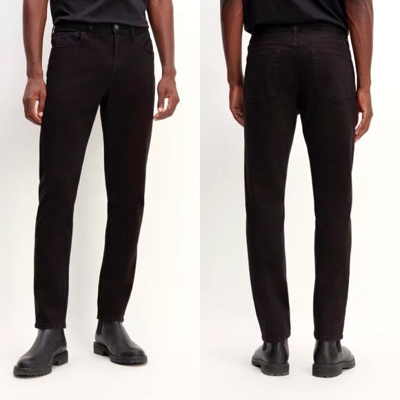 Everlane The Performance Chino Pants Slim Fit Black Men's 40X30 NWOT - Picture 1 of 10